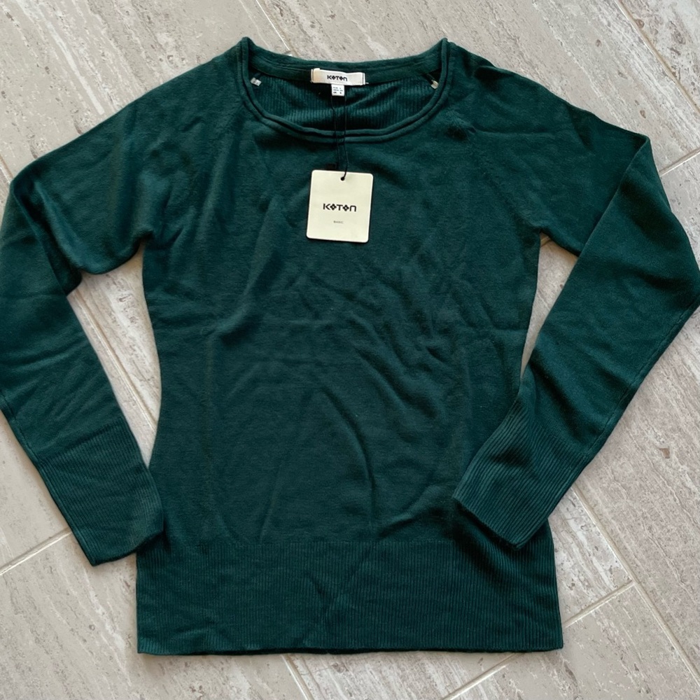 Koton Green Long Sleeve Sweater